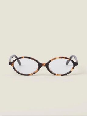 Tortoiseshell Oval Women's Eyeglasses - Classic Style